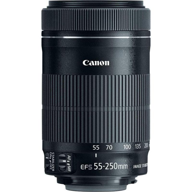 Lente Canon EF-S 55-250mm F4-5.6 é STM com estabilização de imagem